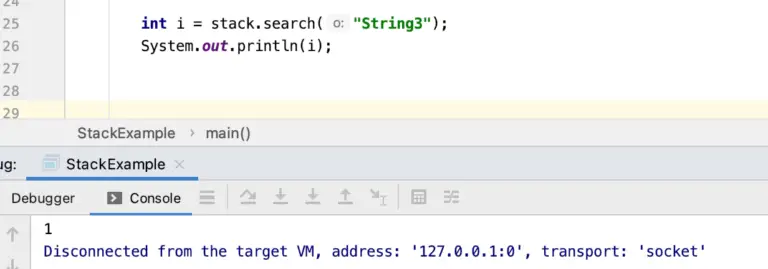 The Stack in Java - Programmathically